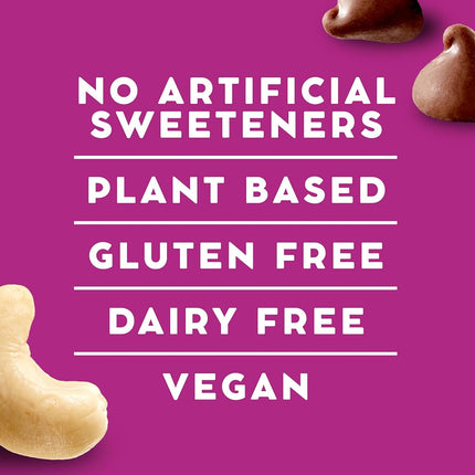 Barres aux fruits et aux noix Larabar Pâte à biscuits aux pépites de chocolat, sans gluten et végétaliennes, 272 g, 6 unités