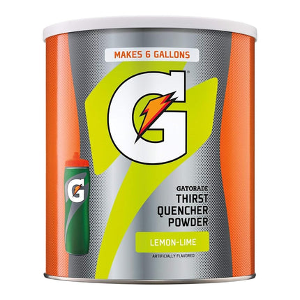 Gatorade Powder Canister Lemon Lime, 51 Ounce (Pack of 3)