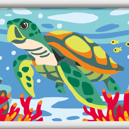 Ravensburger Creart Sea Turtle Paint by Numbers Kit for Children