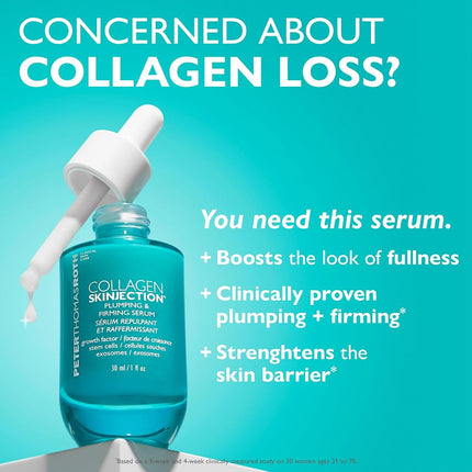 Collagen Skinjection Plumping and Firming Serum by Peter Thomas Roth for Unisex - 1 oz Serum