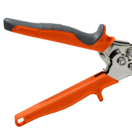 Klein Tools 86520 5 Blade Crimper for Ductwork, Pipe and Sheet Metal Crimps 24 Gauge Steel, 28 Gauge Stainless