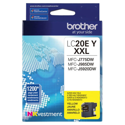 Brother LC20EY ink cartridge Original Yellow 1 pcs