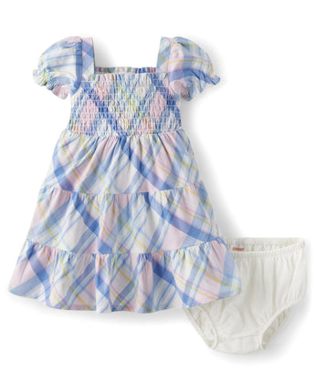 Gymboree Baby Girls' Short Sleeve Dressy Dress, Sp