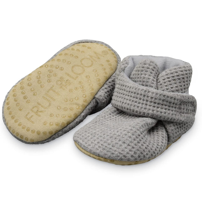 Fruit of the Loom Cozy Thermal Wrap Booties with N