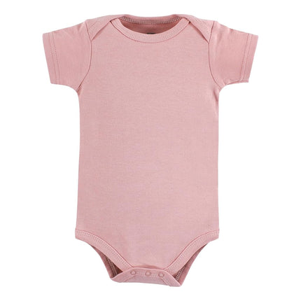 Hudson Baby Bodysuits de algodón para bebé, niña papá rosa marino, 9-12 meses
