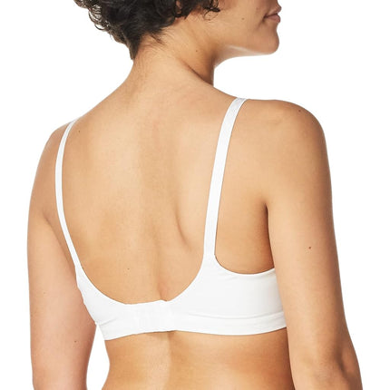 Warner's Women's Blissful Benefits Super Soft Wireless Lightly Lined Comfort Bra Rm1691w, White, 40D