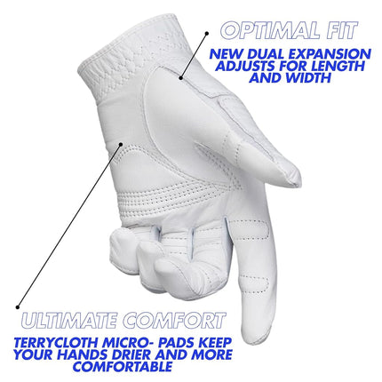 Bionic Women's StableGrip with NaturalFit 2.0 Cabretta Leather Golf Glove (Large, Right)
