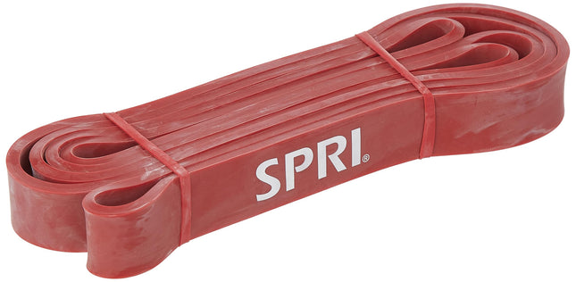 Bande de résistance à l'entraînement Spri unisexe, rouge, taille unique