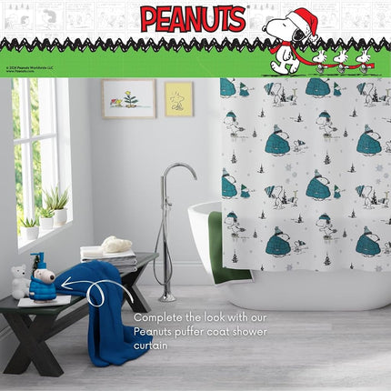 Franco Soap Lotion, Resin, Blue-Snoopy Puffer Coat Pump Dispenser