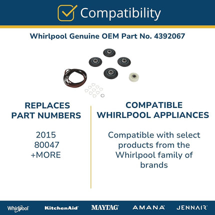 Whirlpool 4392067 Dryer Repair Kit, Original Version