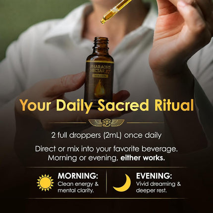 Nutraville Ultra-Pure, 99.9% Liquid Gold - 24K Monoatomic Gold Ormus - Third Eye Awakening, Pineal Gland Decalcification, Awaken DNA, Unlock Light Speed Manifestation - Pharaoh's Nectar XT, 3 Pack
