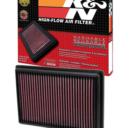 K&N Filters 33-2376 Washable and Reusable Car Air 