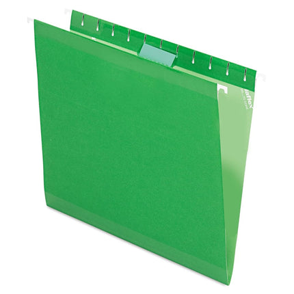 Pendaflex Hanging Folder, Bright Green, 1/5 Tab, L