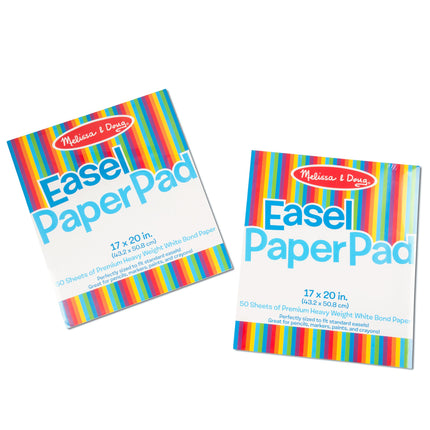 Melissa & Doug Easel Paper Pad, 2 Pack with 50 She