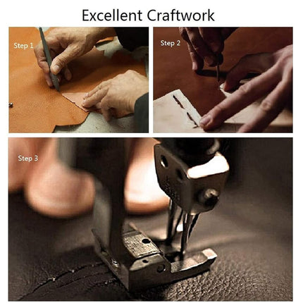 Moflycom Cartera de Mujer RFID Bloqueo de Cuero Genuino con Cremallera, Cartera de Mano con Correa de Muñeca, Cartera Larga de Viaje para Mujer, Negro, L, Cartera RFID