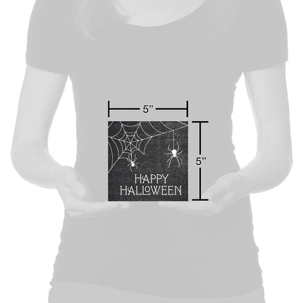 American Greetings 50-Count Beverage Napkins, Spiderweb Halloween Party Supplies
