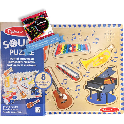 Musical Instruments Theme Sound Puzzle + FREE Meli