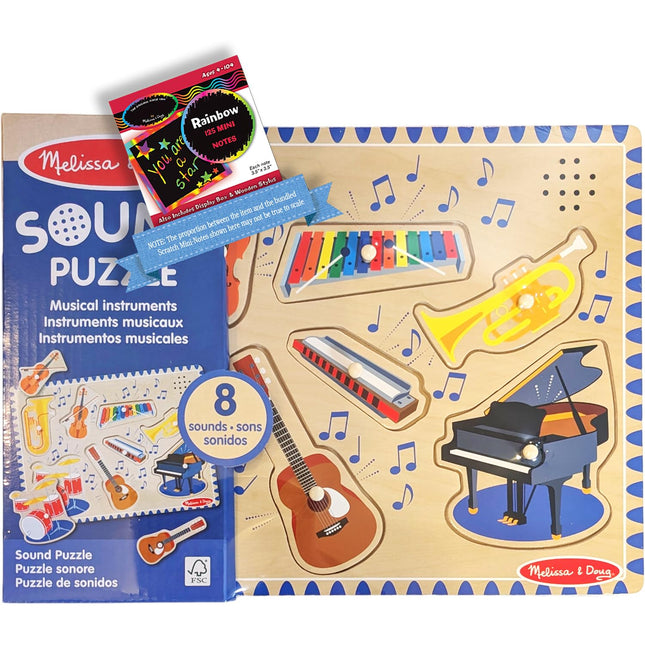 Musical Instruments Theme Sound Puzzle + FREE Meli