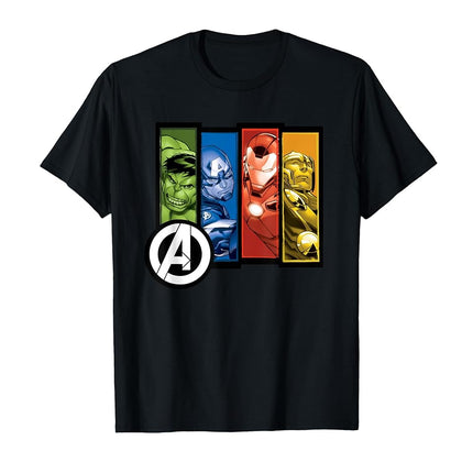 Marvel Avengers Four Heroes Four Colors T-Shirt