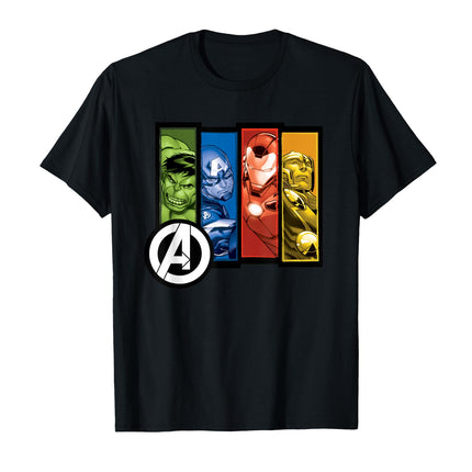 Marvel Avengers Four Heroes Four Colors T-Shirt