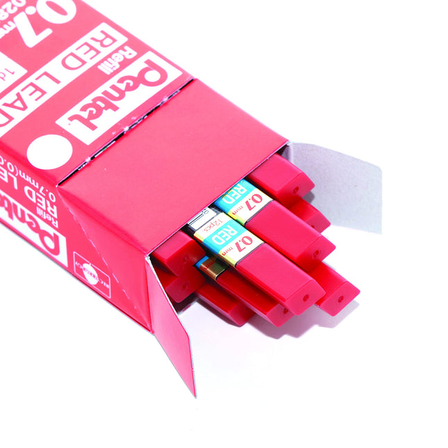 Mines de couleur Pentel 0,7 mm - Bleues (Paquet de 12)