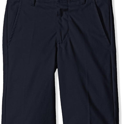 Nautica Boys' School Uniform Flat Front Twill Shor