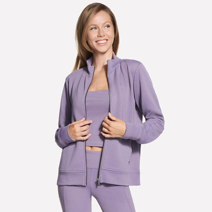 Skechers womens Go Walk Hoodless Hoodie Jacket, Purple Sage, Medium