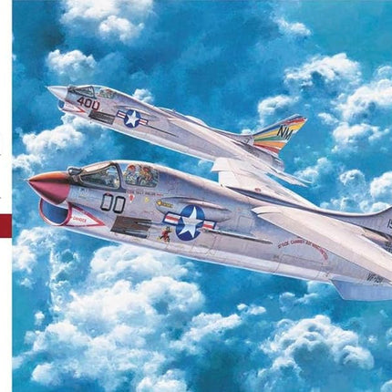 Hasegawa HAS PT25 - F-8E Crusader U.S. Navy (with Pilot)