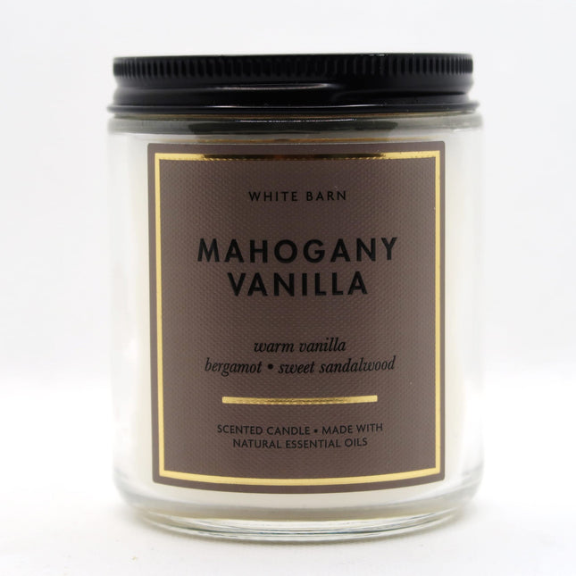 Bath & Body Works, White Barn 1-Wick Candle w/Esse