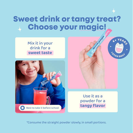 Saffron Supplements for Kids - Saffron Extract for Kids Mood Booster - Kids Mood Saffron Pixie Stick - Mood Boost Saffron Supplement - Kids Mood Saffron with Magnesium - Sugar Free Saffron Magnesium