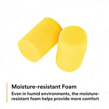 3M™ E-A-R™ Classic™ Earplugs 312-1201, Uncorded, Poly Bag, 2000 Pair/Case