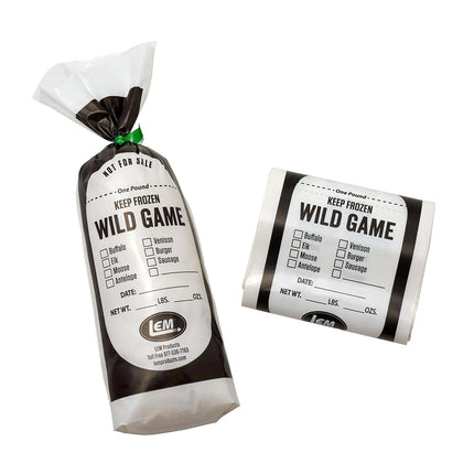 LEM Products 903 Two Pound Wild Game Bags, 100 Cou