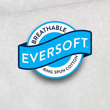 Fruit of the Loom Mens Tag-Free Cotton Undershirts, Regular - Crew - 4 Pack White, S