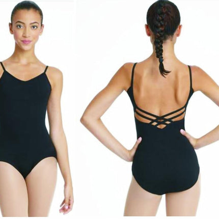Capezio V-Neck Camisole Leotard L Black