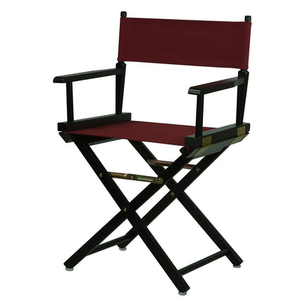 Casual Home 18-Inch Director Chair Black Frame, Bu