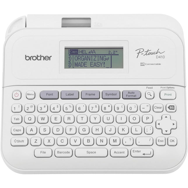 BROTHER P-Touch PT-D410 Home/Office Advanced Label Maker | Connect via USB to Create and Print on TZe Label Tapes up to ~3/4 inch