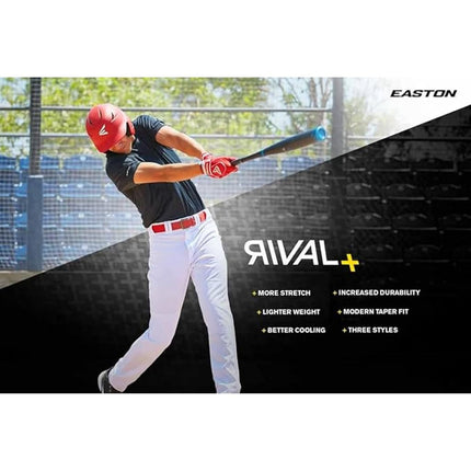 Easton Rival+ Knicker Baseball Pant | Adult Sizes | Solid & Piped Options