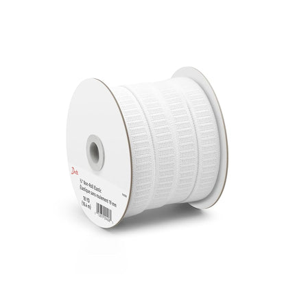Dritz 3/4 x 18 yd Non-Roll Elastic, White