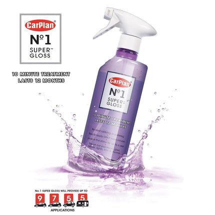 CarPlan No.1 Super Gloss, Dust & Dirt Protection, Paint Treatment, 600 ml