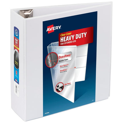 Avery Heavy Duty View 3 Ring Binder, 4" One Touch 