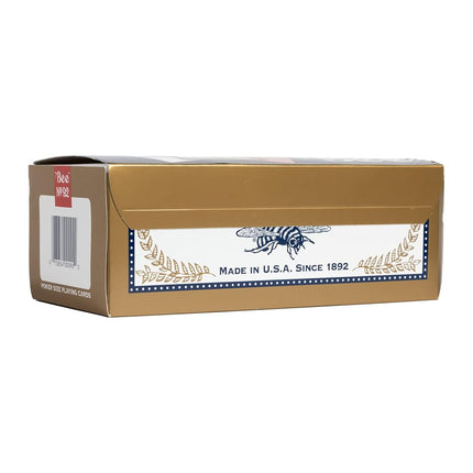 Bee Gold Standard Premium Poker Playing Cards, Standard Index Card Decks (Pack of 12)