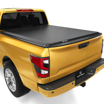 YITAMOTOR Soft Roll Up Truck Bed Tonneau Cover Compatible with 2005-2023 Nissan Frontier(NO México), Fleetside 5 ft Bed
