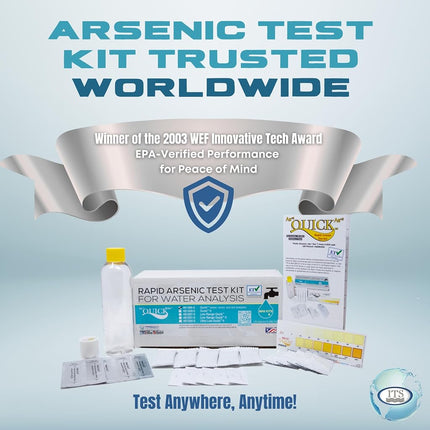 Industrial Test Systems Quick 481396-5 Arsenic for Water Quality Testing 5 Tests 12 Minutes Test Time