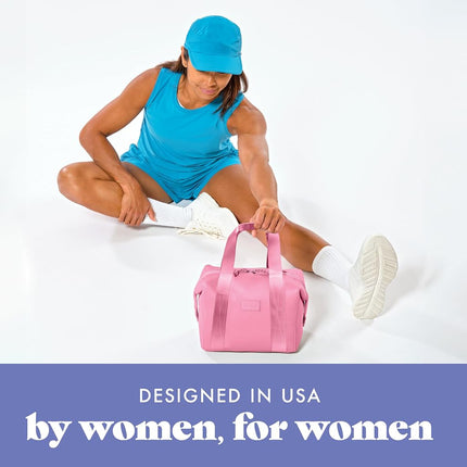 Bolsa de Almuerzo de Neopreno Fit & Fresh para Mujer, Bolsa de Almuerzo Aislada para Mujer para el Trabajo, Lonchera Grande Resistente a Desgarros y Manchas para Mujer con Contenedores y Hielo, Bolsa de Almuerzo Remi Lavable a Máquina, Rosa