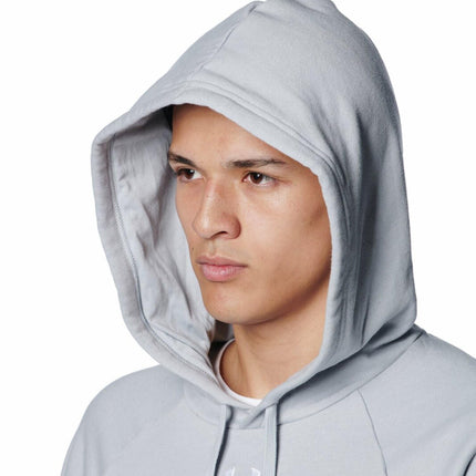 Sudadera con capucha de felpa ligera de algodón Rival Raglan para hombre de Under Armour, (011) Mod Grey/White, XXL