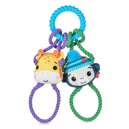 Fisher-Price for Pets 'Tugs with Friends' Interactive Toy for Dogs | Fetch, Tug, Enrichment, and Puppy Teething | Multifunctional