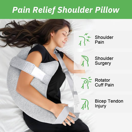 RoamReady Rotator Cuff Pillow, Post Shoulder Surgery Pillow for Sleeping