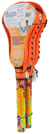 SwimWays Hydro Lacrosse, Waterproof Lacrosse Set, Outdoor Games for Adults and Kids, Sports Equipment, Pool Party Games and Toys, Orange