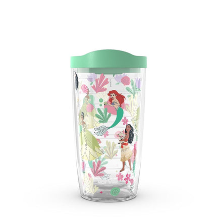 Tervis Disney - Princess Paradise Made in USA Double Walled Insulated Tumbler Travel Cup Keeps Drinks Cold & Hot, 16oz, Classic
