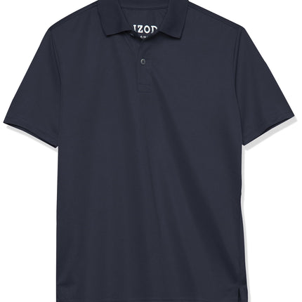 IZOD Boys' School Uniform Short Sleeve Polo Shirt,